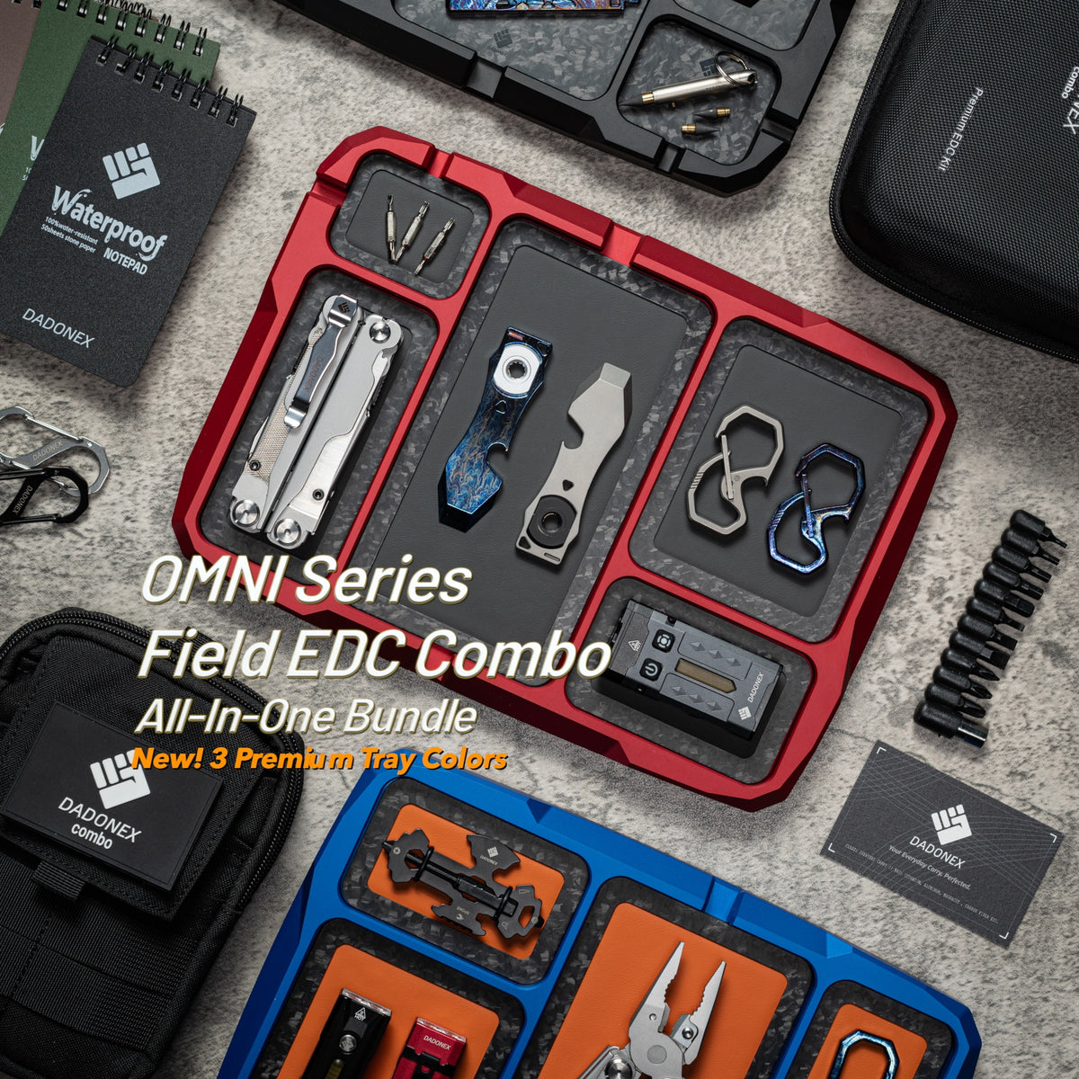 DADONEX Combo materials and everyday carry tools