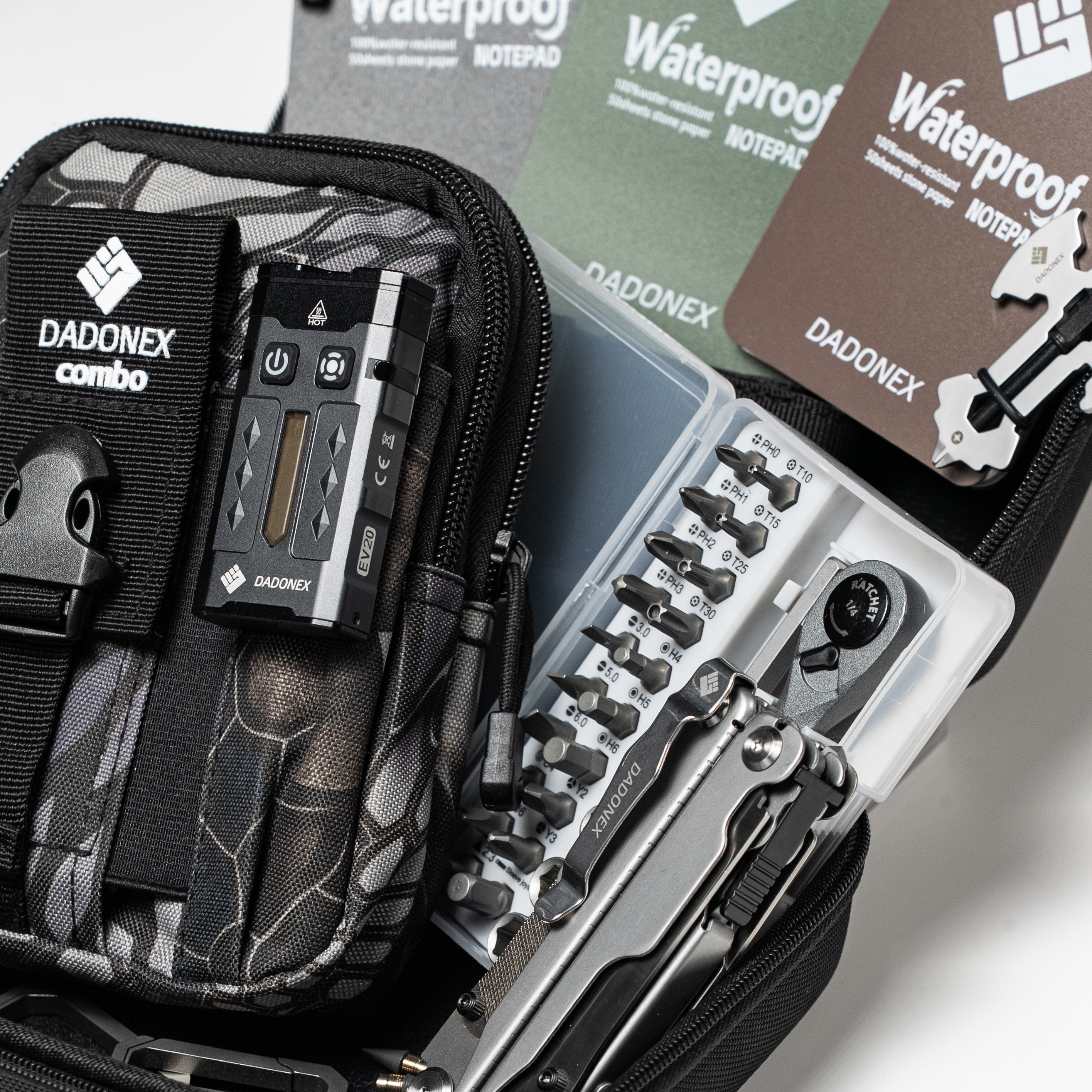 The Ultimate DADONEX Premium EDC Kit: Your Everyday Carry, Perfected.
