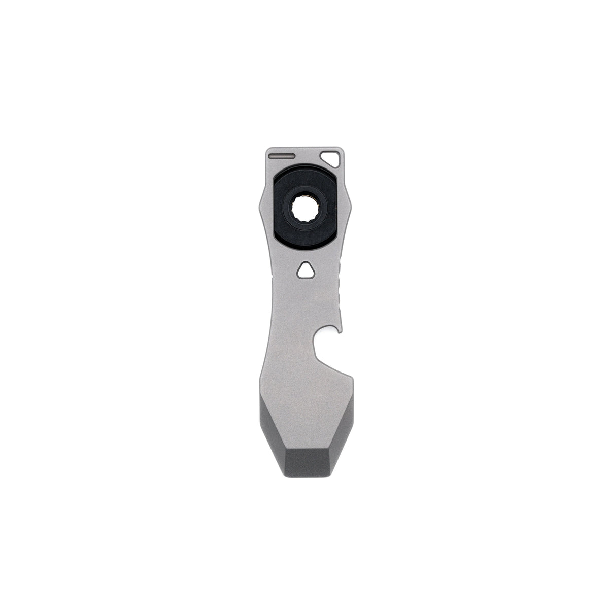 VERTEX Talon pry bar in Raw Titanium, front view