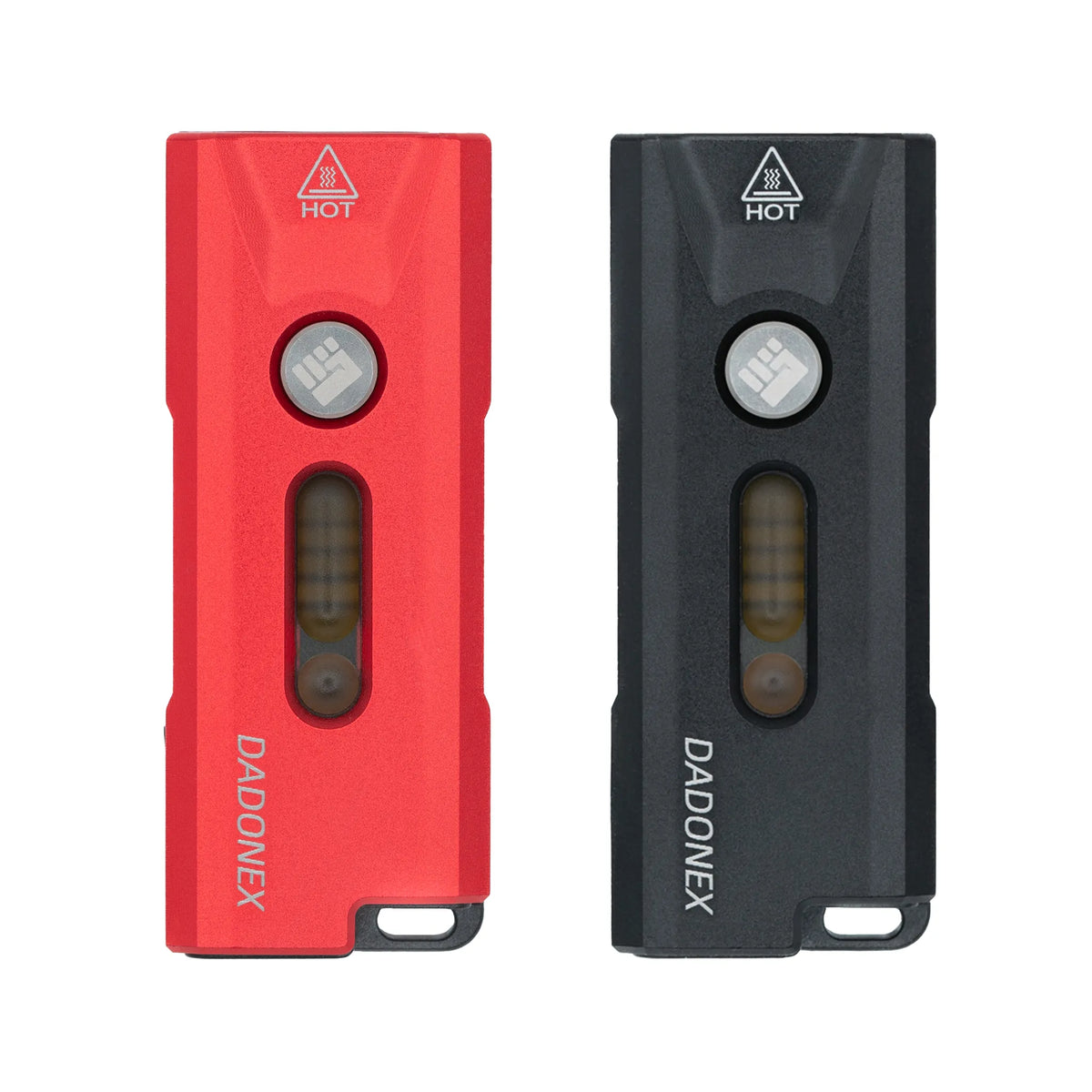 NOVA pocket lights in black and red