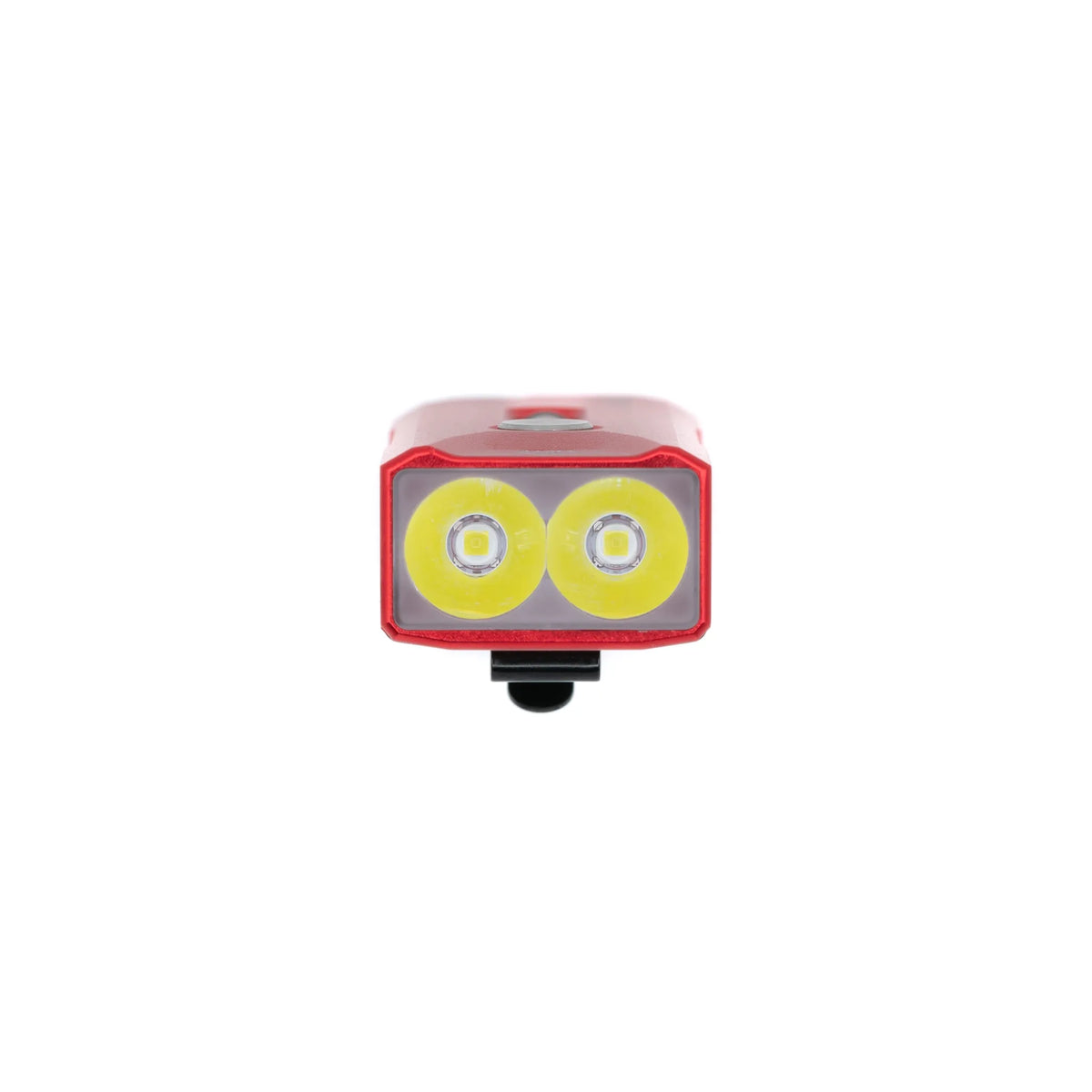 Dual LED head of the red VERTEX Nova keychain light