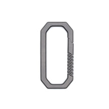 OMNI Link Raw Titanium rectangular carabiner