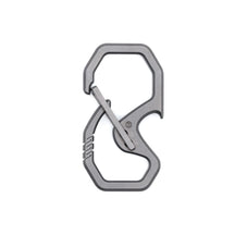 OMNI Link Raw Titanium carabiner with curved inner gate