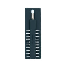 Silver VERTEX Prism S2 double-ended bits and adapter in the storage holder
