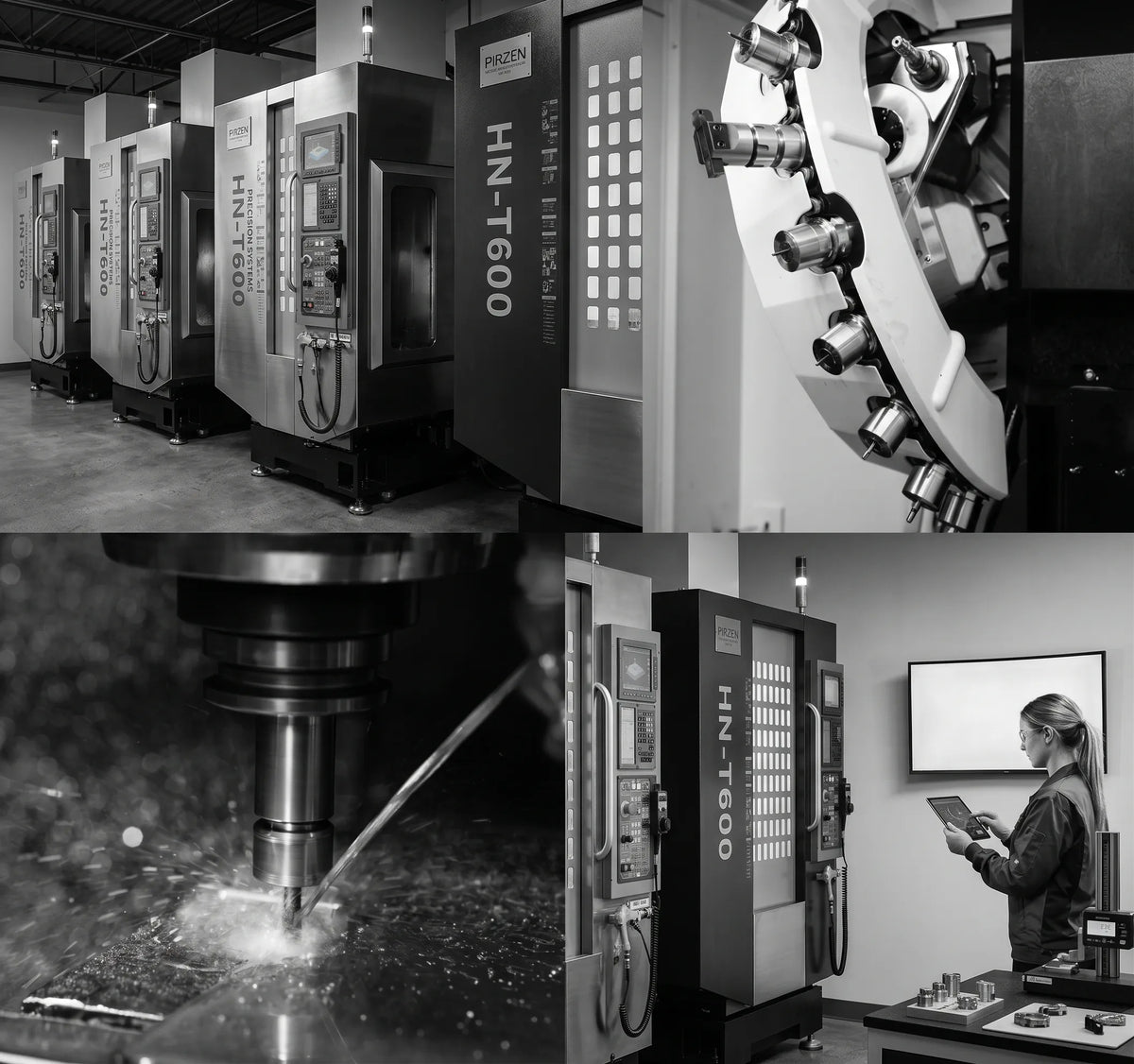 Precision CNC machining facility and multi-axis equipment